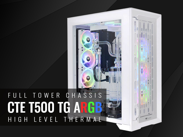 Thermaltake CTE T500 TG ARGB Snow E-ATX Full Tower Case